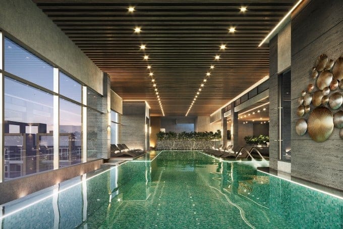 Khám phá tiện ích bể bơi tòa H Masteri Waterfront