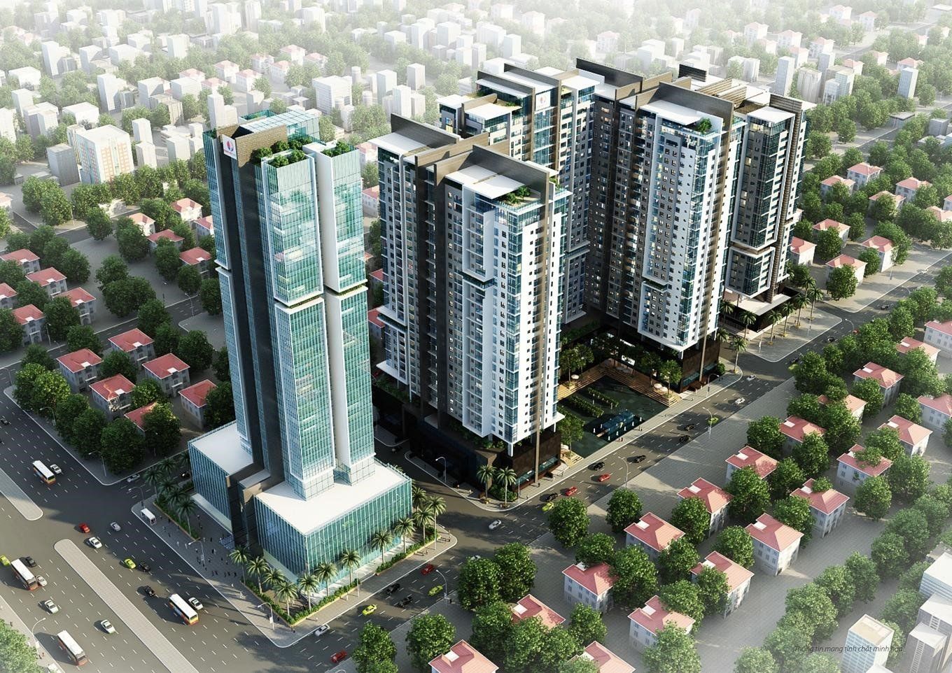 Quy mô và mật độ xây dựng chung cư Gold Tower quận Thanh Xuân như thế nào?