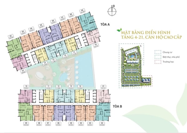 Bể bơi ngoài trời của dự án Green Pearl