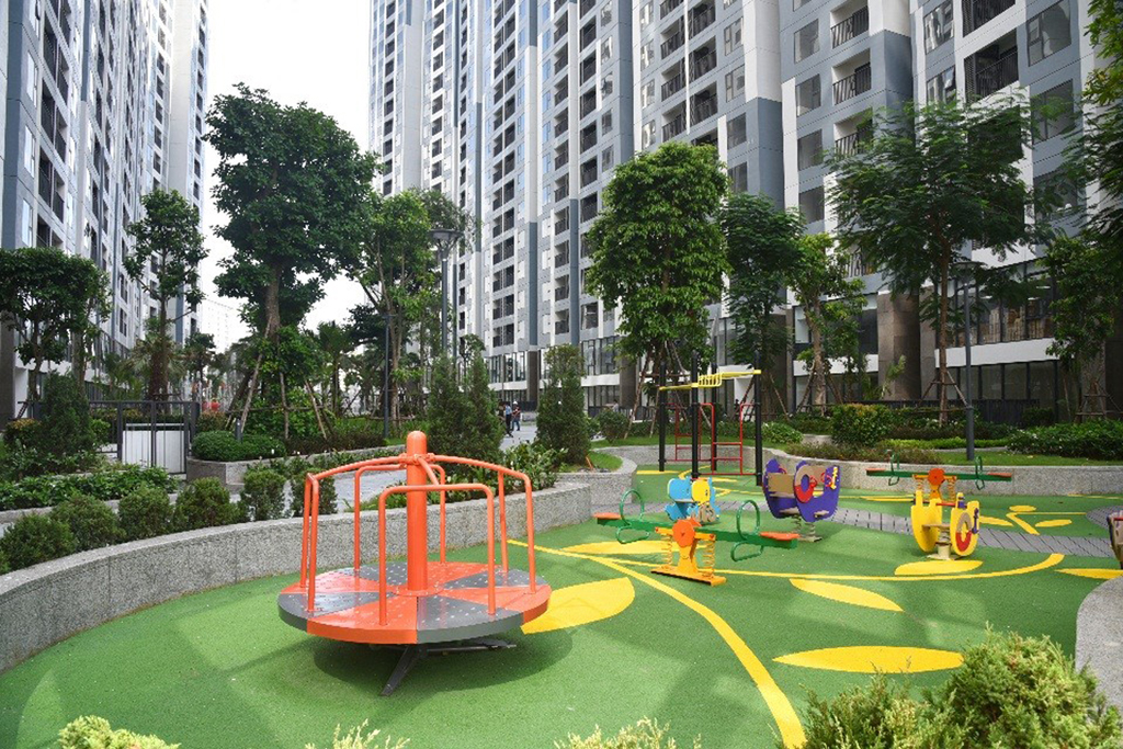 Khu vực sân chơi dành cho trẻ em tại dự án Imperia Sky Garden (Ảnh: Imperia Sky Garden)