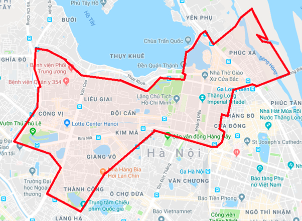 vi tri phuong lieu giai ba dinh