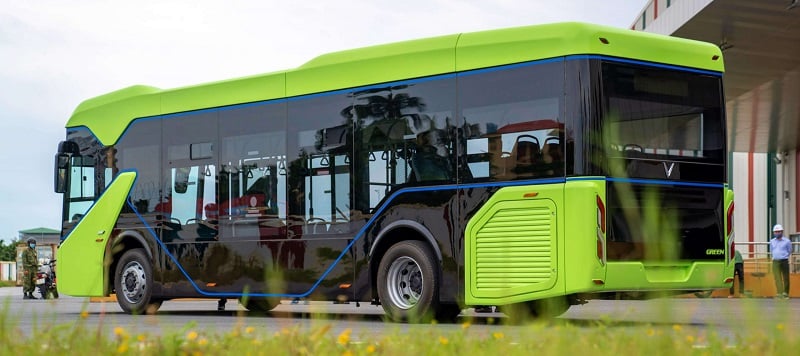 xe bus di Vinhomes Ocean Park