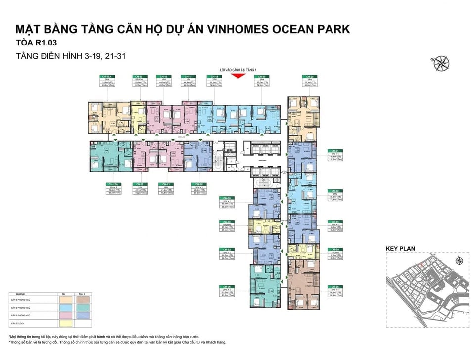 mat bang toa R1.03 The Zenpark vinhomems ocean park