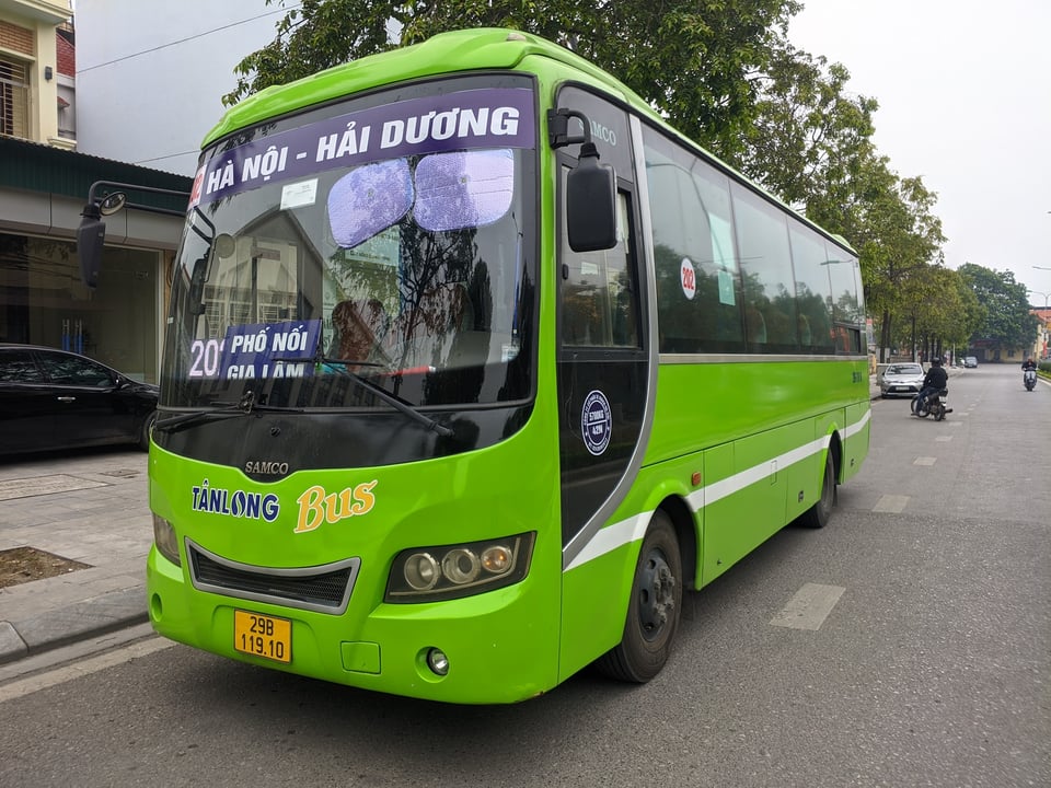 Tuyến xe bus số 202. Ảnh: Facebook