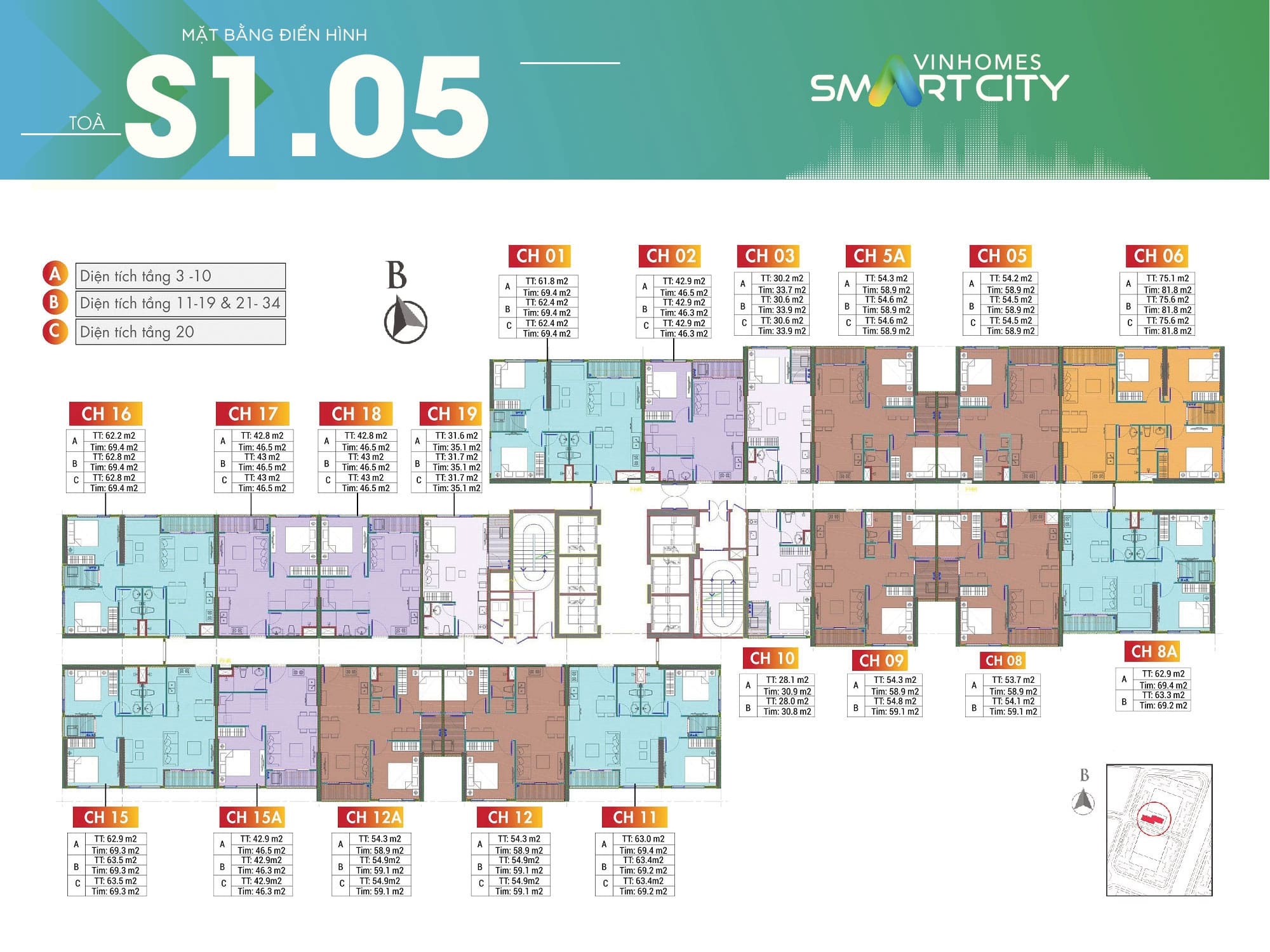 mat bang toa s1.05 vinhomes smart city
