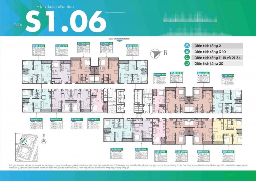 can-studio-toa-s106-the-sapphire-vinhomes-smart-city-huong-dong-nam-gia-bao-nhieu-1m2-onehousing-2