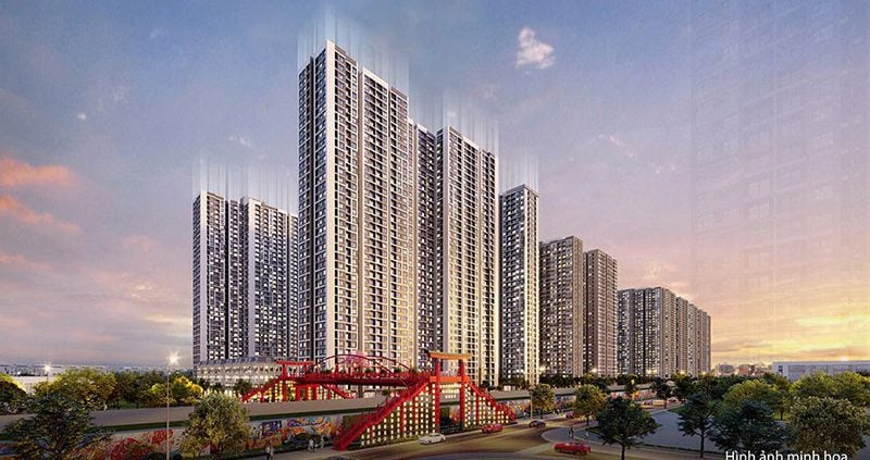 Phối cảnh phân khu The Sakura Vinhomes Smart City. Ảnh: Vinhomes Land