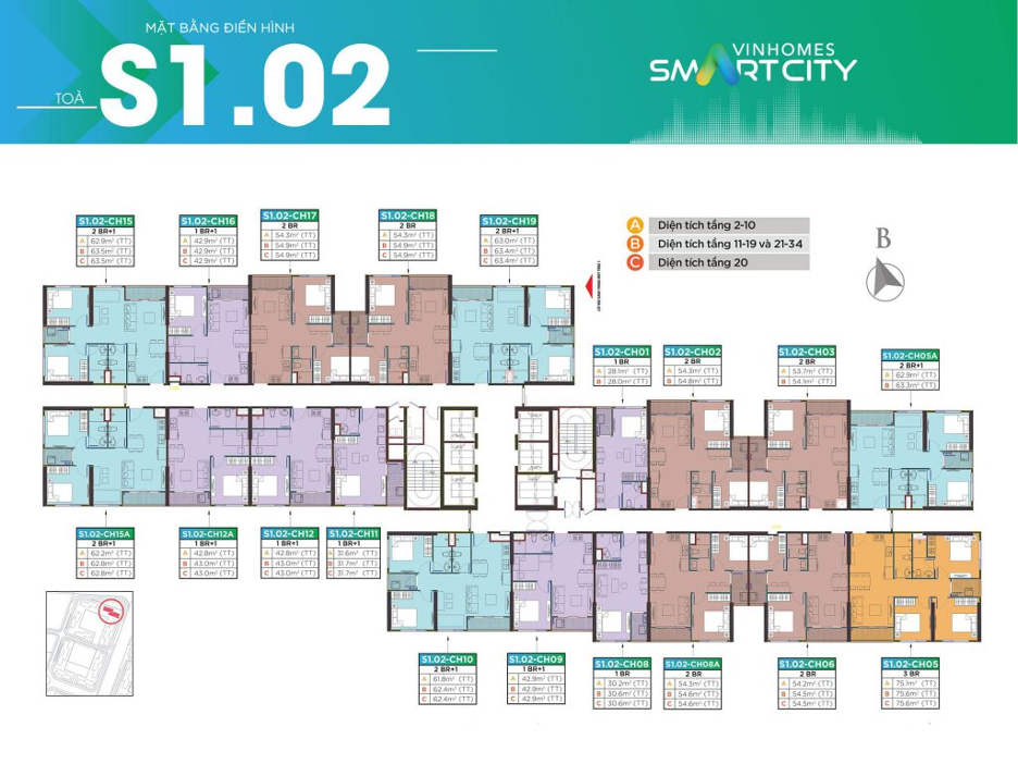 can-2pn-toa-s102-the-sapphire-vinhomes-smart-city-huong-dong-bac-dong-nam-co-gia-bao-nhieu-1m2