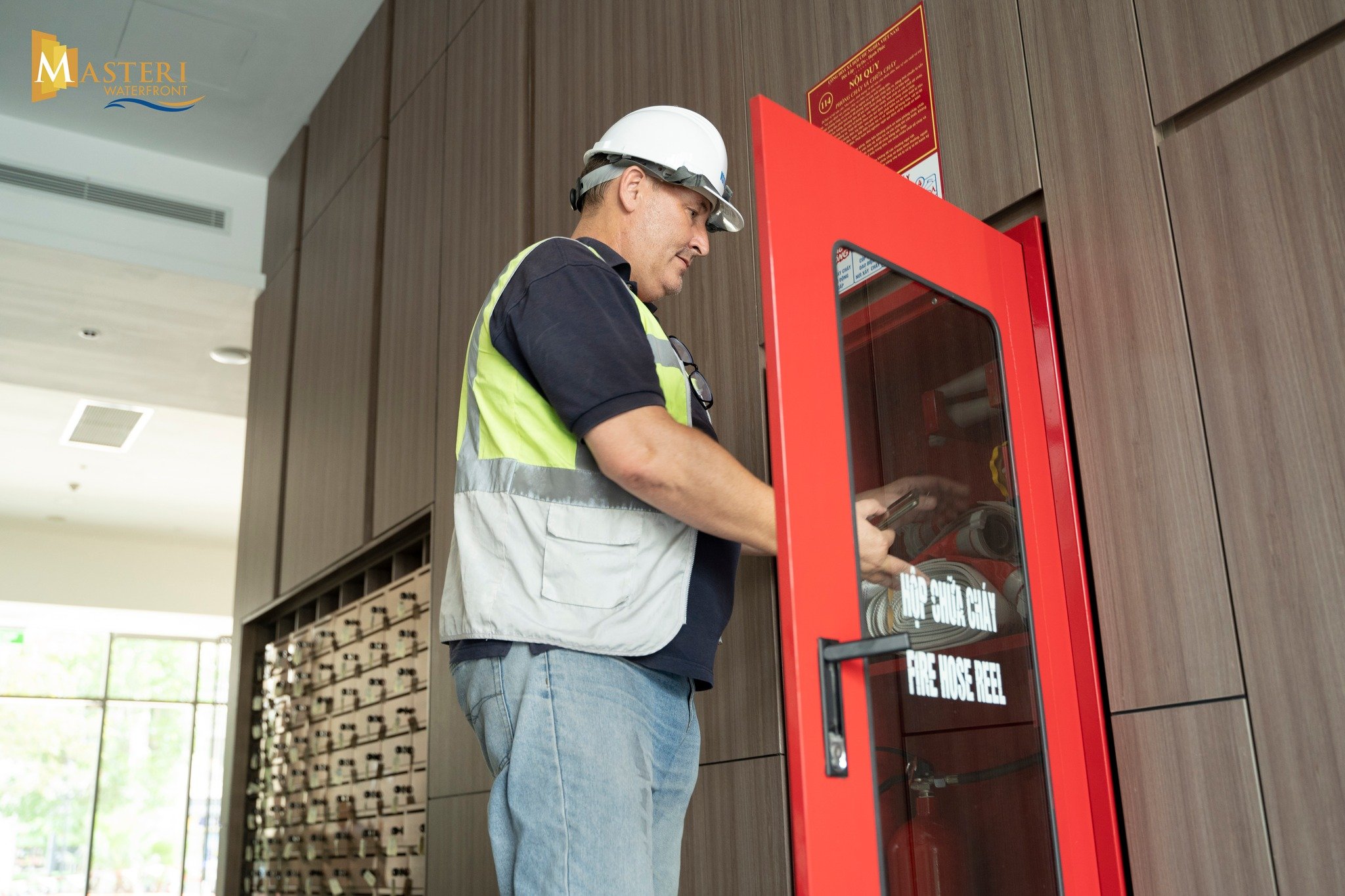 Hệ thống phòng cháy chữa cháy được kiểm tra kỹ càng trước khi cư dân chuyển vào sống tại tòa Miami