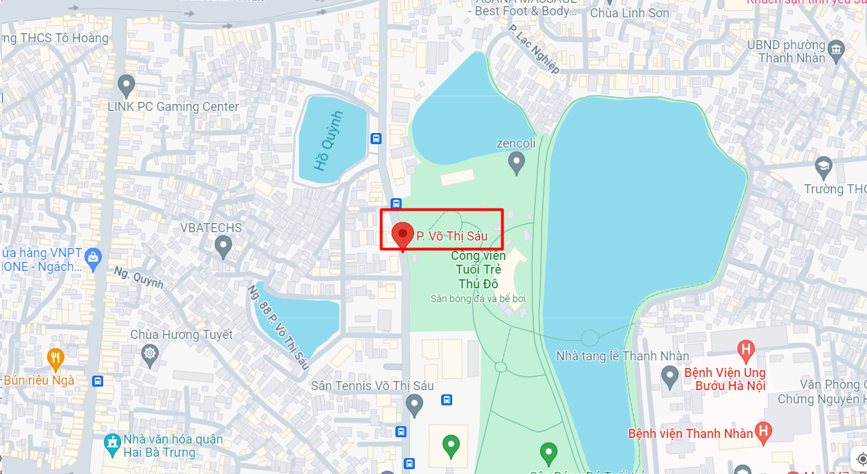 vi tri pho vo thi sau hai ba trung ha noi