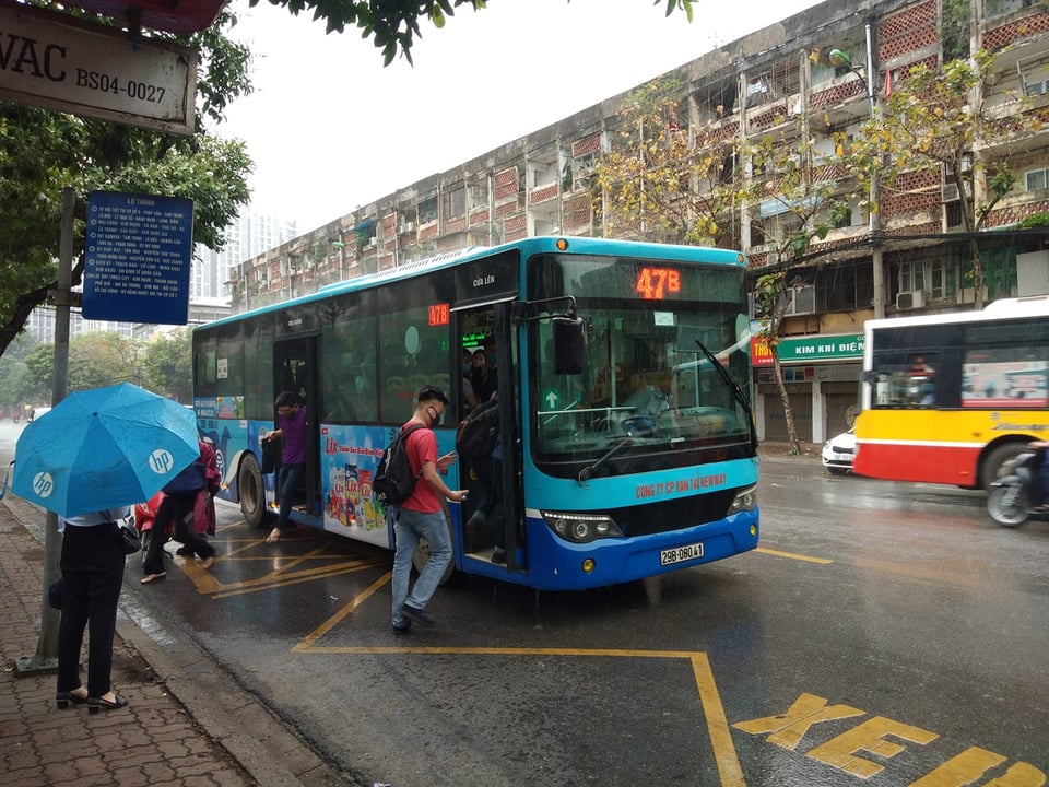 Tuyến xe bus số 47B. Ảnh: Facebook