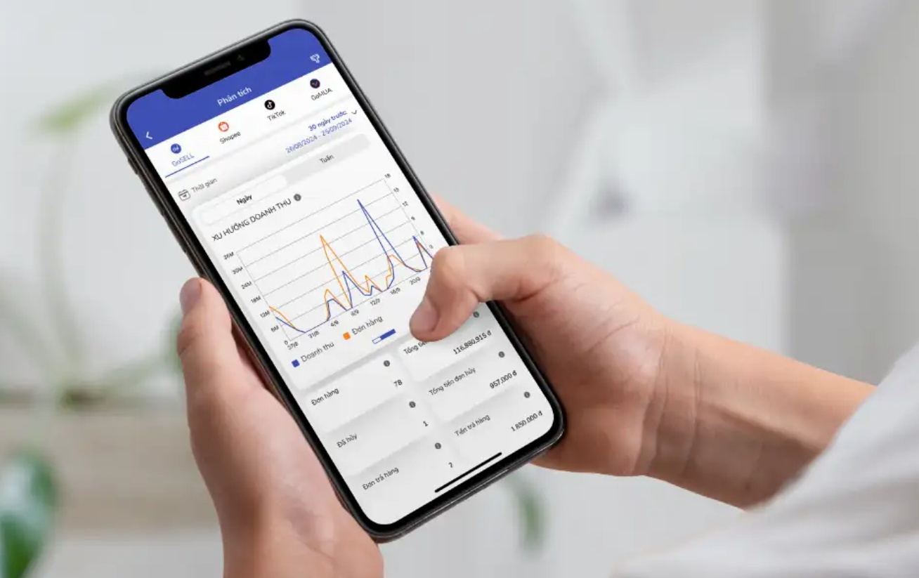 Chủ nhà trọ và homestay có thể quản lý nhiều cơ sở từ xa nhờ ứng dụng POS (Ảnh: GoSELL)