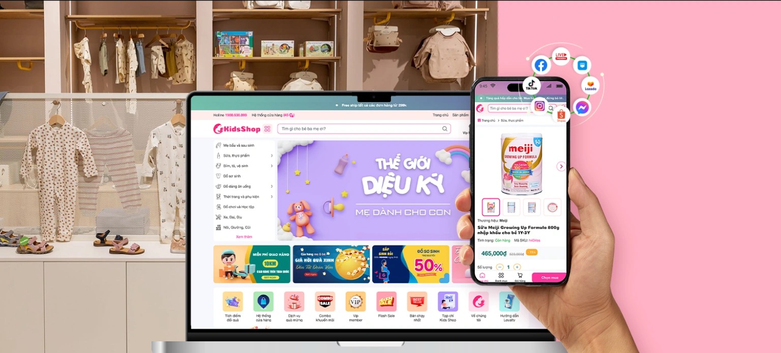 POS đồng bộ bán hàng đa kênh hiệu quả (Ảnh: Haravan)