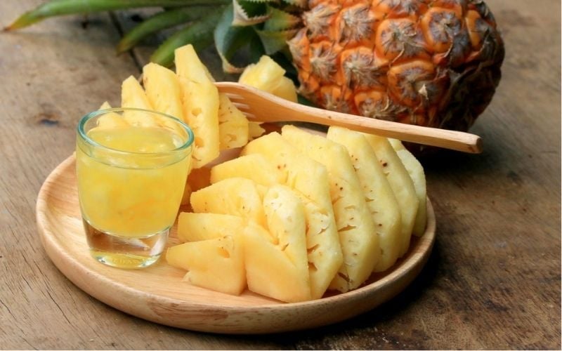 Dứa là nguồn bromelain tự nhiên giúp phân giải protein