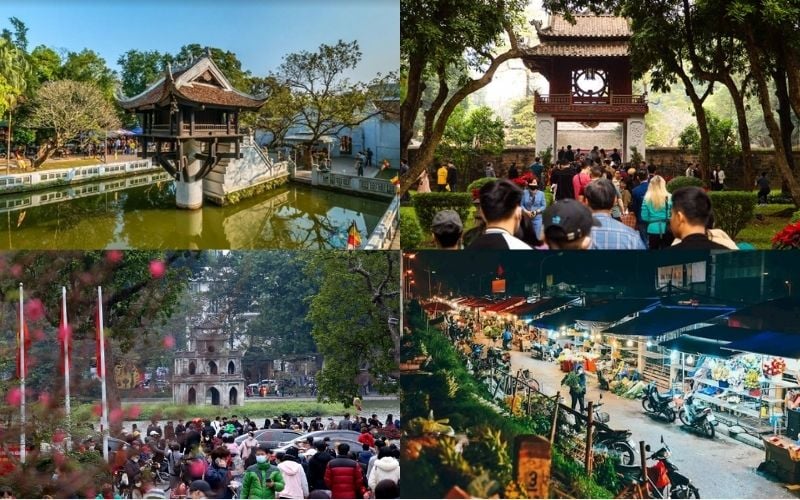 Thủ đô Hà Nội với nhiều điểm đến du xuân đầu năm