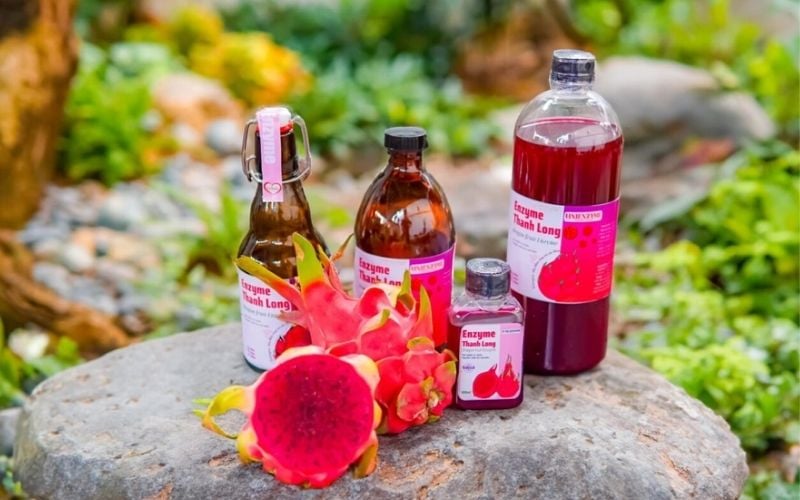Enzyme thanh long màu sắc bắt mắt và tốt cho sức khỏe