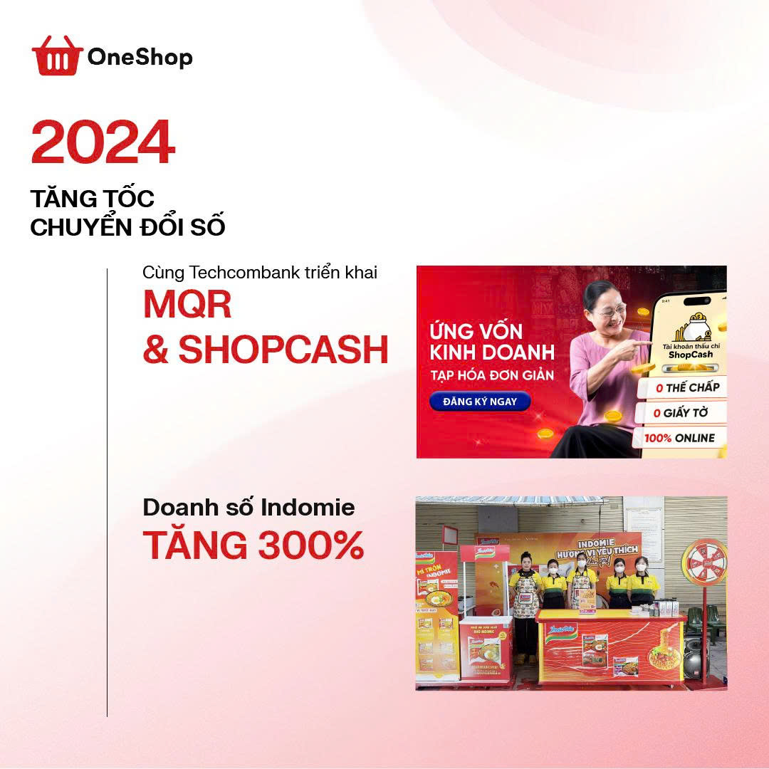 Từ VinShop đến OneShop - Hành trình không ngừng đồng hành cùng chủ tiệm Việt