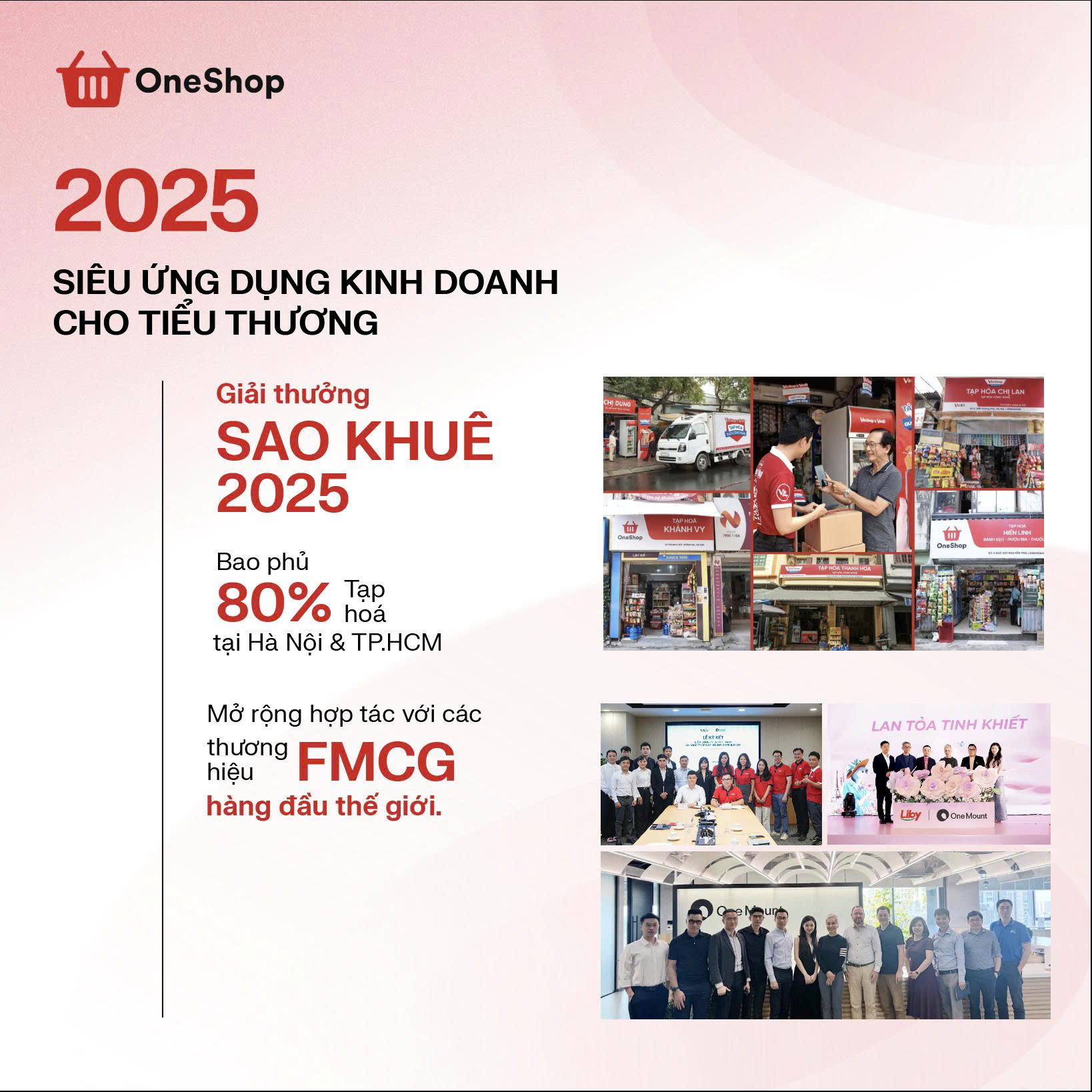 Từ VinShop đến OneShop - Hành trình không ngừng đồng hành cùng chủ tiệm Việt