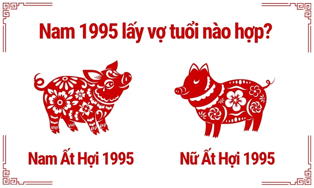Nam Ất Hợi 1995 lấy vợ tuổi 1995, 1997, 1999, 2000 và 2003 là hợp nhất