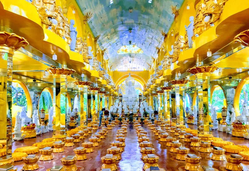 Chùa Kỳ Quang 2 bố trí mô hình lễ bái tập trung