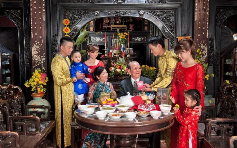 Tết Ta là dịp để gia đình quây quần, đoàn viên với nhau