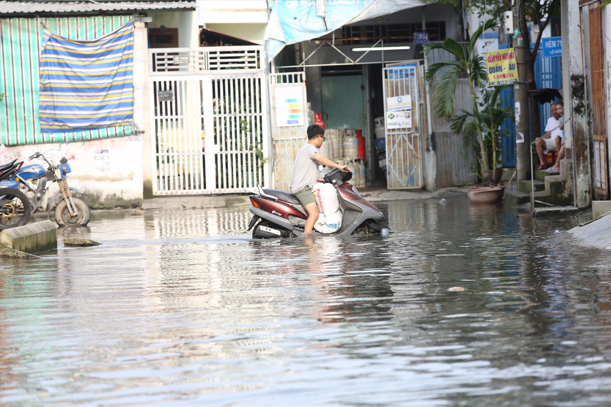 Ngập lụt từ triều cường có thể làm hư hại cơ sở hạ tầng