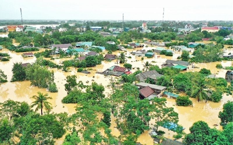 Biến đổi khí hậu làm Trái Đất nóng lên kéo theo triều cường tăng cường độ