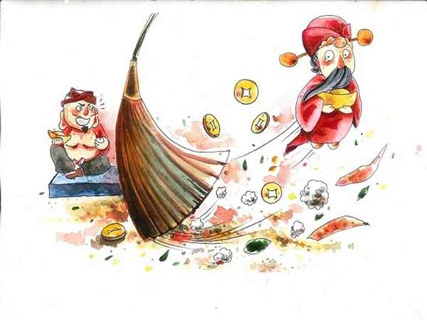 Kiêng quét nhà ngày đầu năm mới là cách tránh mất đi tài lộc, vận may trong năm mới 