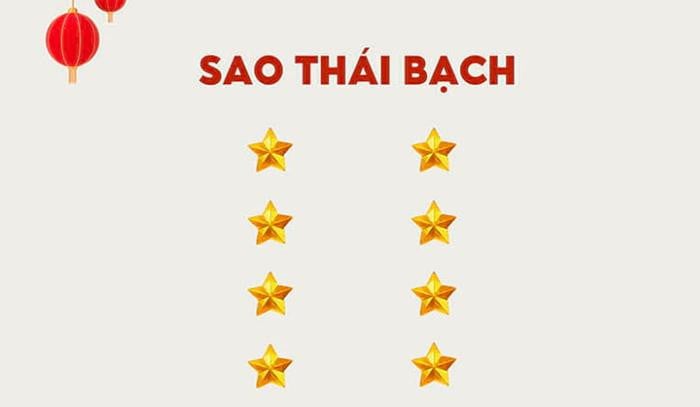 Sao Thái Bạch chủ về sự cứng rắn và mạnh mẽ