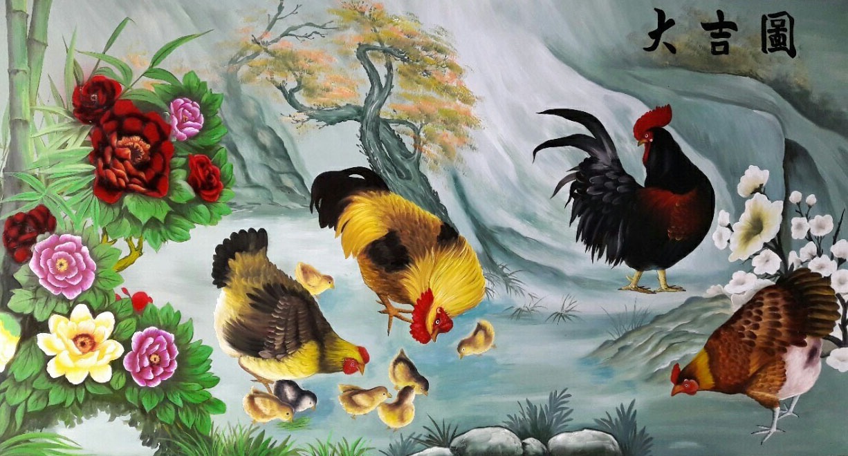 Đinh Tỵ 1977 hợp treo tranh đàn gà hoặc núi non mùa thu để tăng vận khí năm 2026