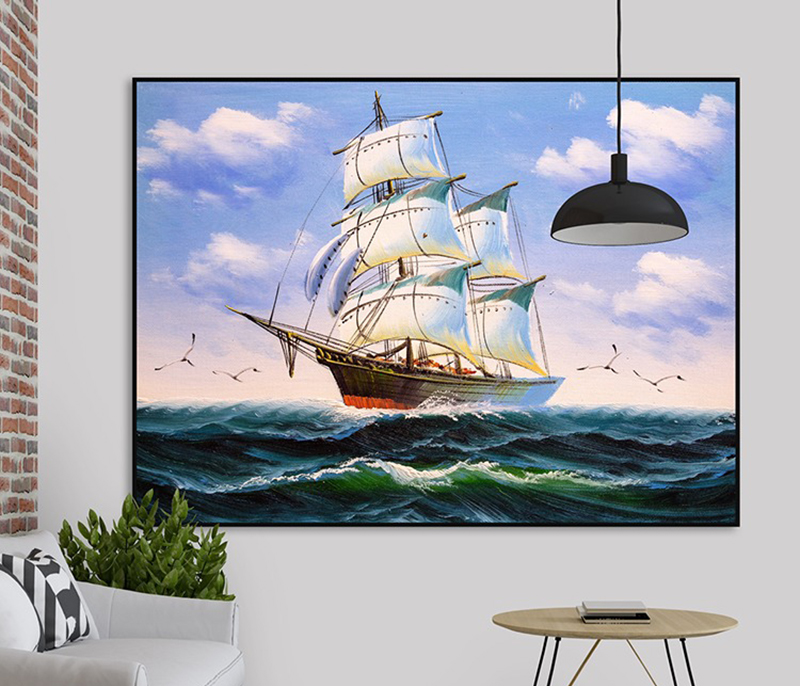 Bức tranh phù hợp nhất cần hài hòa với phong cách của tổng thể không gian sống