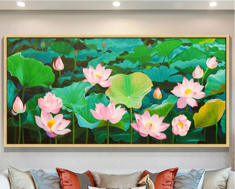 Mậu Thìn 1988 nên chọn tranh phong thủy có nhiều yếu tố Mộc và Thủy giúp cân bằng năng lượng ngũ hành trong năm 2026