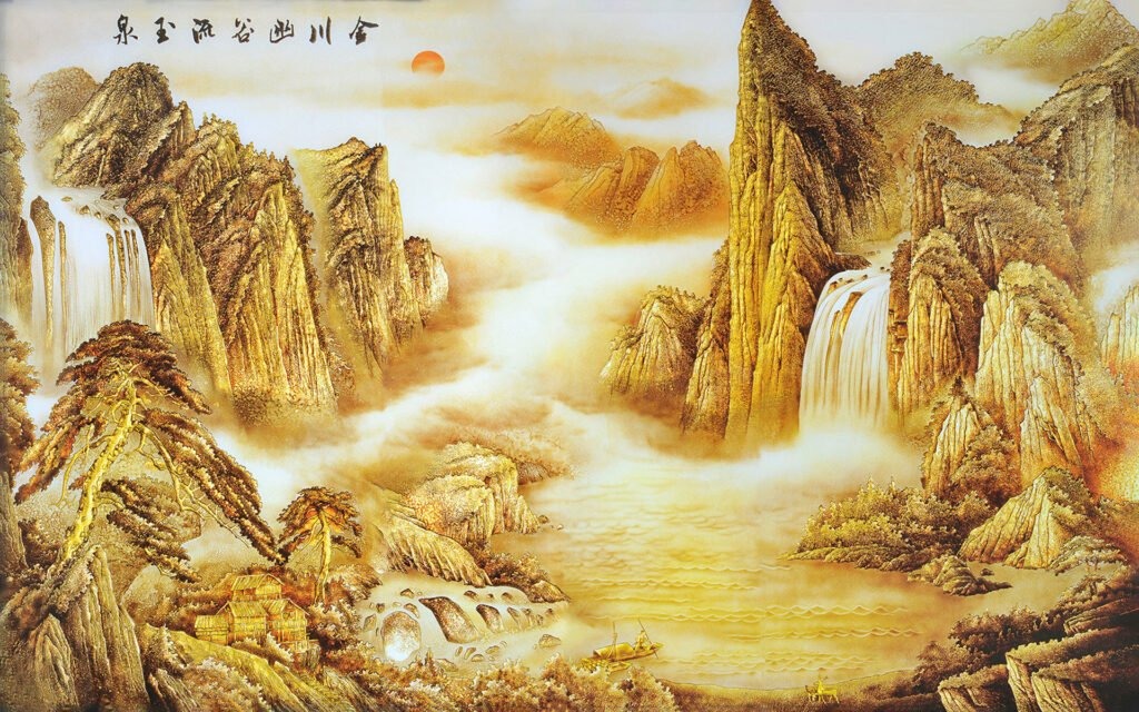 Canh Ngọ 1990 nên treo tranh phong thủy có nhiều yếu tố Thổ để vượng vận trong năm 2026