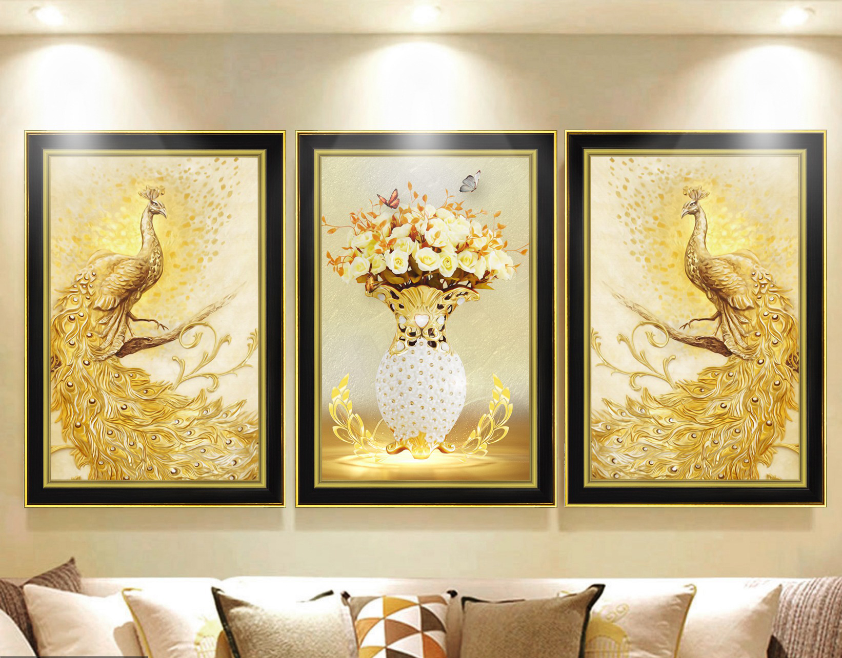 Canh Ngọ 1990 nên treo tranh ở phòng khách hoặc phòng làm việc là tốt nhất để thu hút tài lộc