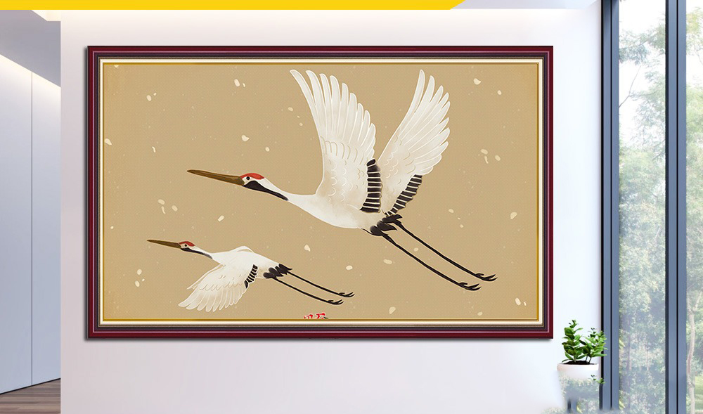 Có thể treo tranh ở hành lang chính của ngôi nhà và luôn giữ cho tranh sáng đẹp để nuôi dưỡng vận khí tốt