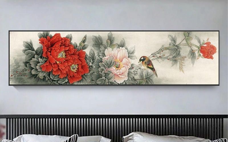 Tranh hoa mẫu đơn mang năng lượng của tình duyên, tài lộc và sự thịnh vượng viên mãn