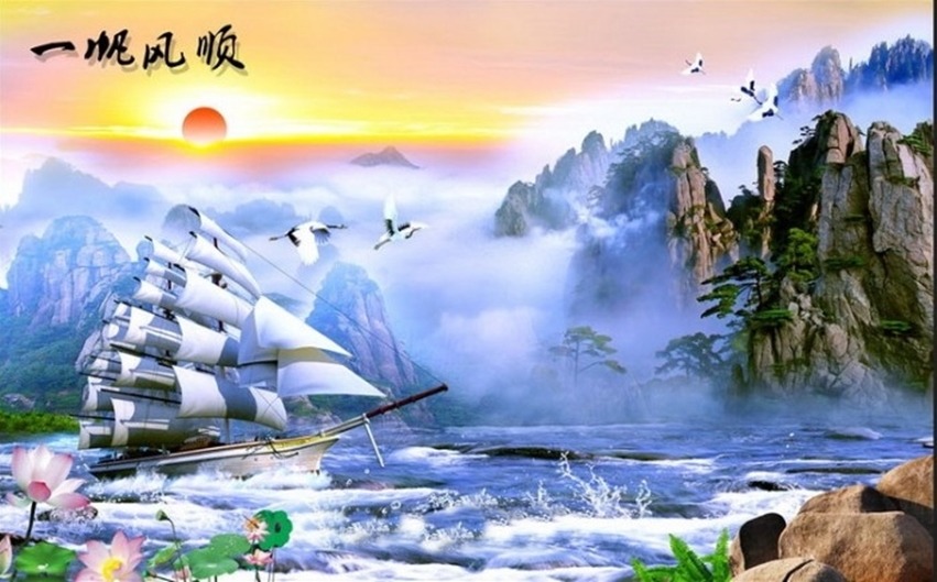 Gợi ý tranh phong thủy hợp tuổi Tỵ năm 2026 cho mệnh Thủy