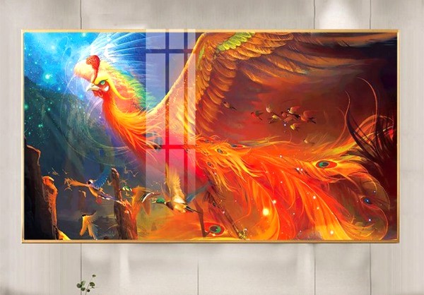Tranh Phượng hoàng phù hợp với tuổi Dậu năm 2026