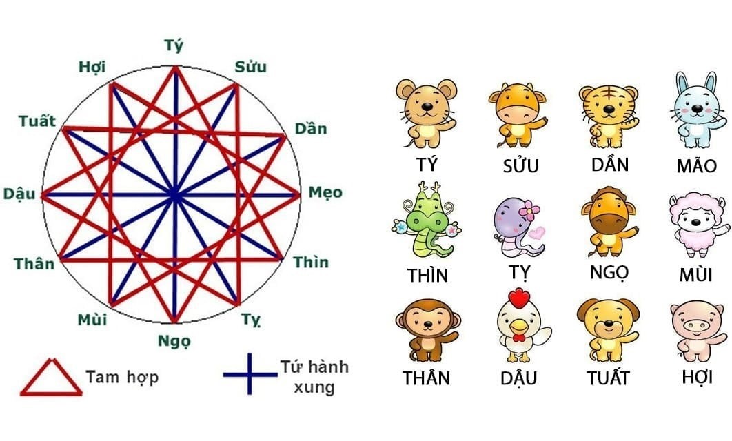 Tứ hành xung có thể được cân bằng thông qua nhiều yếu tố