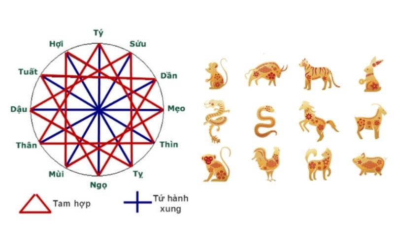 Tứ hành xung không chỉ ảnh hưởng đến công việc mà còn chi phối sự hòa hợp trong hôn nhân