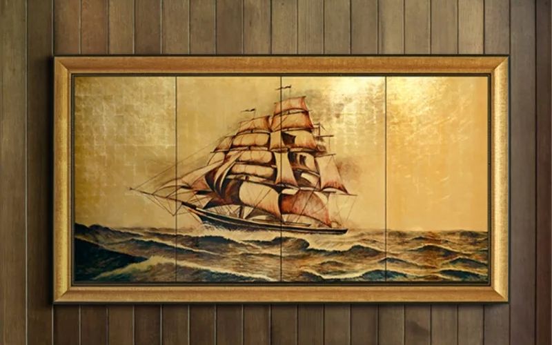 Treo tranh hành Thủy trong nhà giúp thu hút năng lượng tích cực cho tuổi Ất Dậu 2005