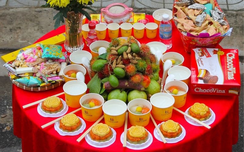 Chuẩn bị đầy đủ lễ vật để cúng sao đầu năm