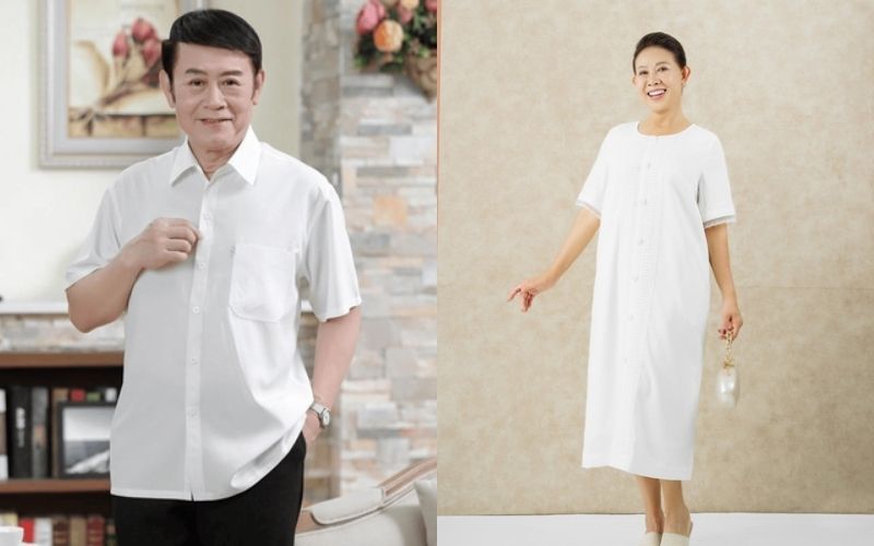 Trang phục màu trắng có thể dễ dàng phối đồ theo nhiều phong cách