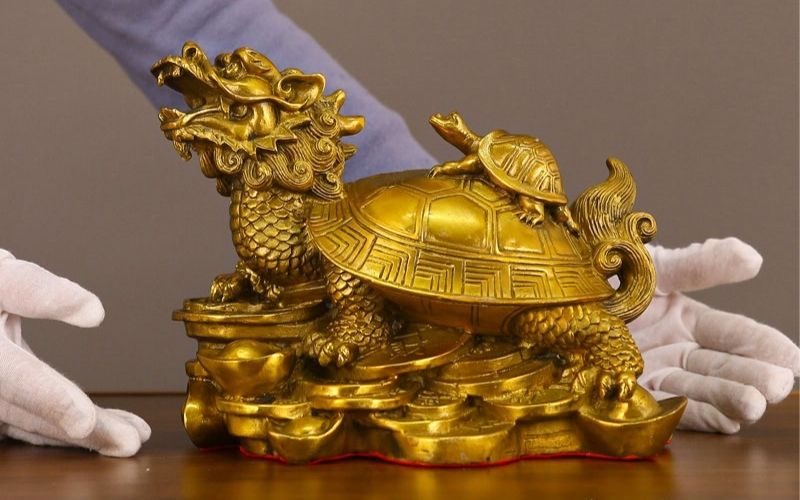 Tượng Long Quy giúp cân bằng năng lượng từ sao chiếu mệnh