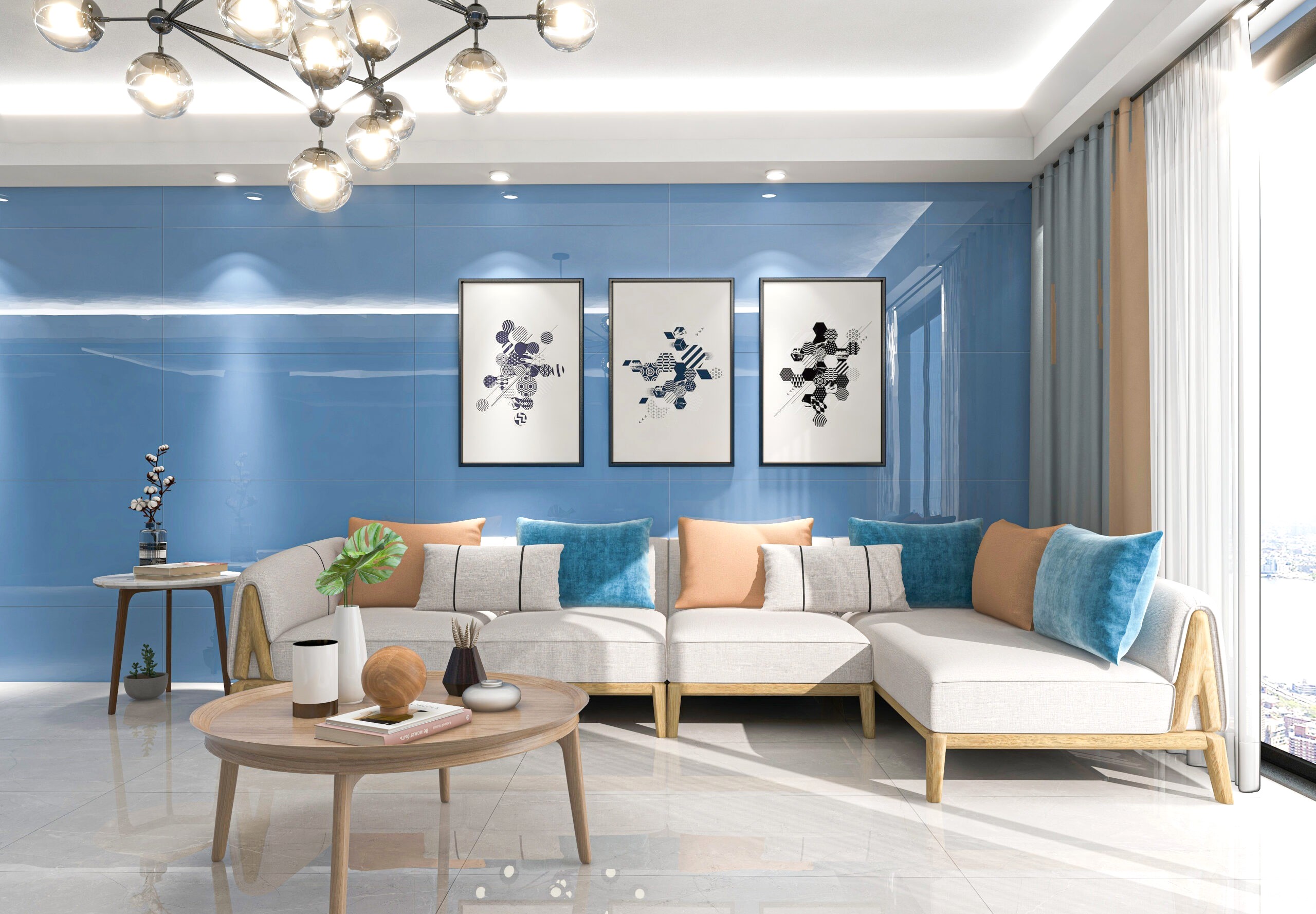 Tuổi Tân Mão nên thiết kế nội thất sử dụng tông màu xanh lá, xanh nước biển hoặc đen