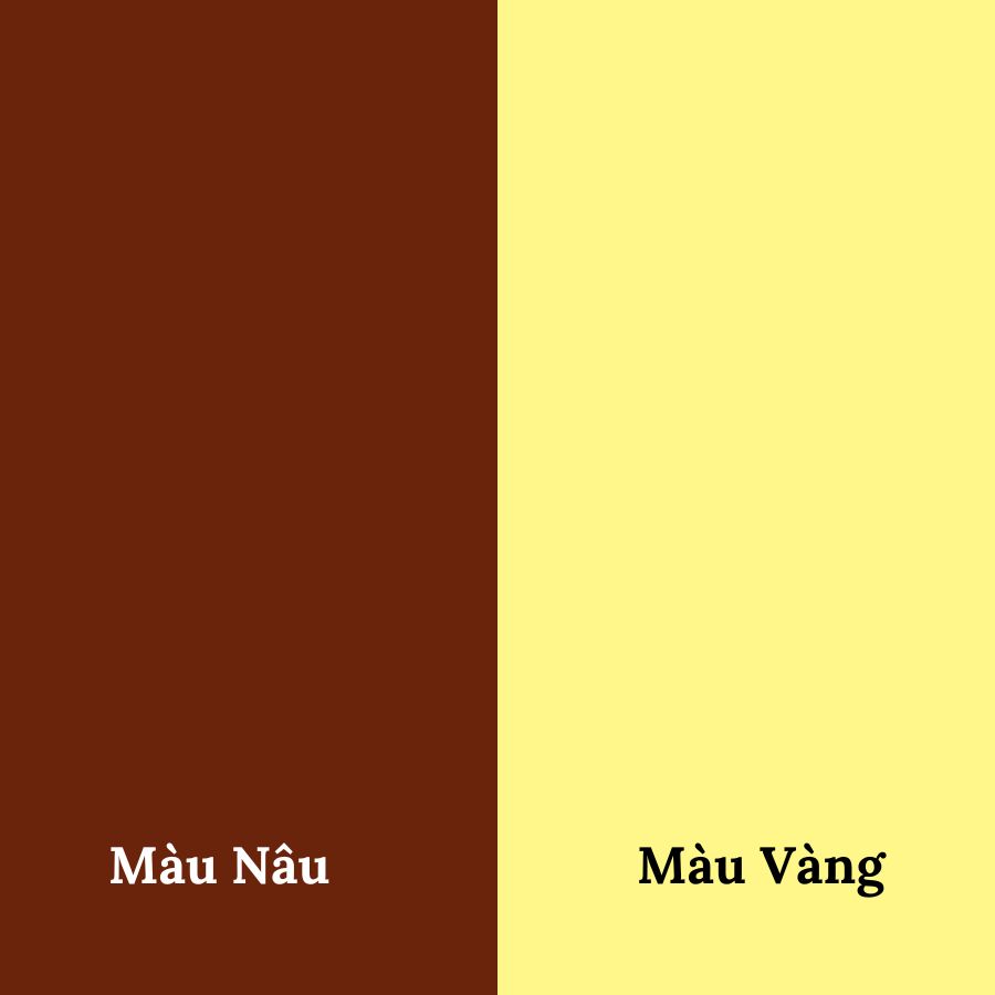 Màu vàng hay nâu đều thuộc hành Thổ khắc Thủy