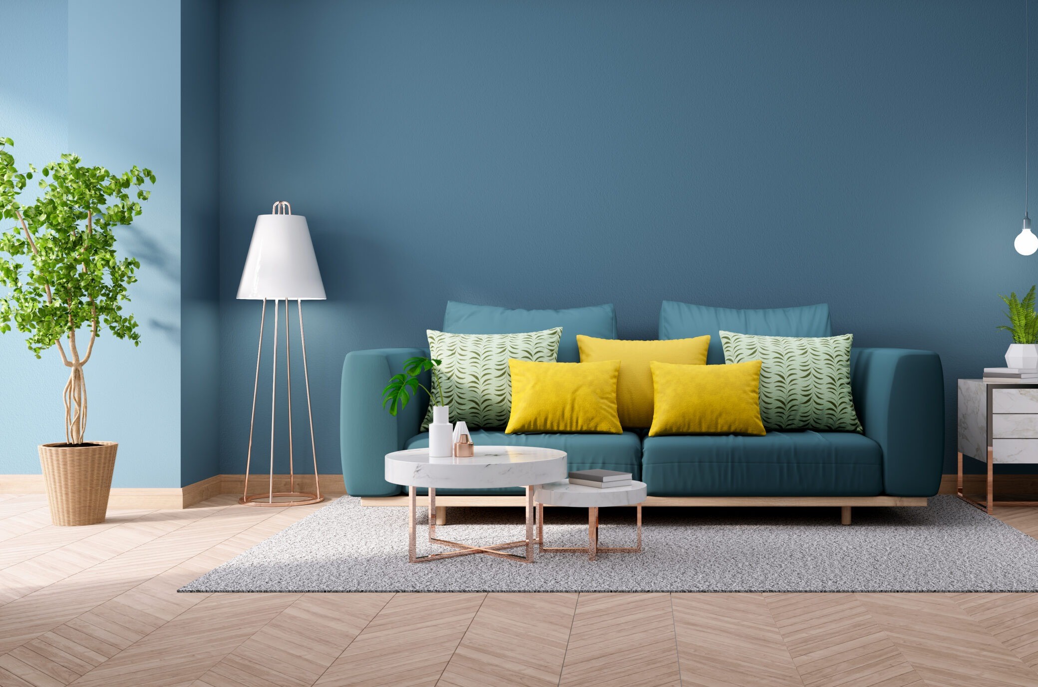 Màu xanh dương giúp làm dịu tâm trạng và tăng sự tập trung