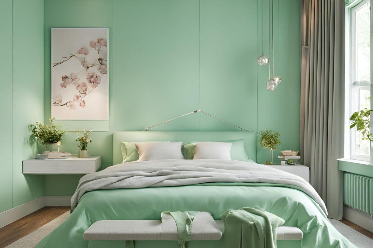 Bạn nên tránh dùng màu xanh lá làm màu chủ đạo trong không gian sống