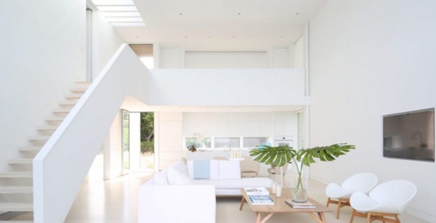 Gam màu trắng tạo không gian sáng sủa và rộng rãi