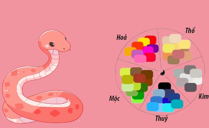 Nữ mạng tuổi Đinh Tỵ 1977 khắc với các màu thuộc hành Mộc và Thủy